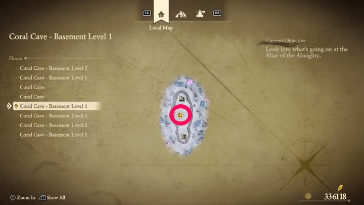 Gold Fragment 64 Map