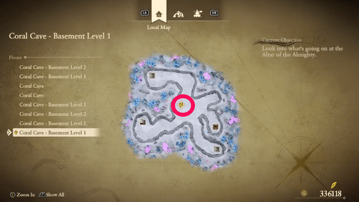 Gold Fragment 65 Map