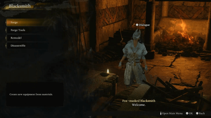 Starting Fox-masked Blacksmith (Forge Only)