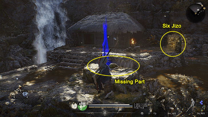 Maisaka Six Jizo Overworld Location