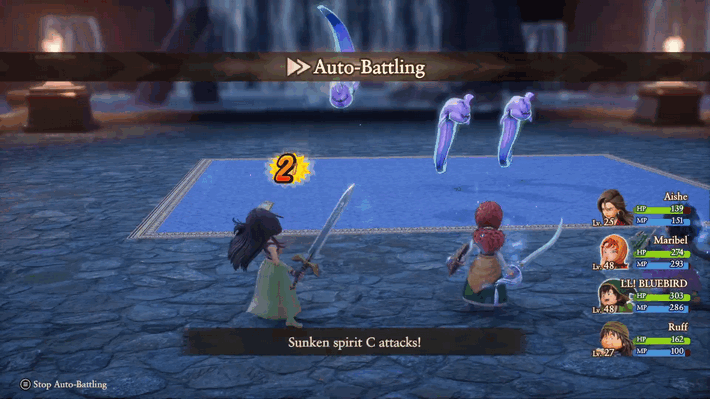 Sunken Spirit Normal Attack