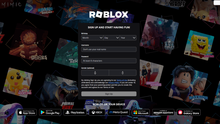 Abyss - Register to Roblox