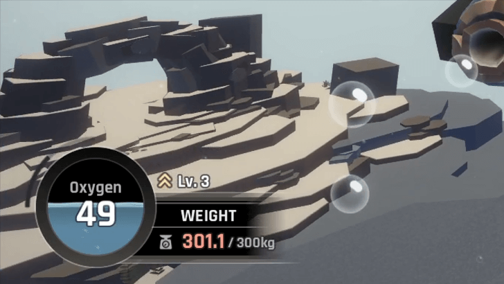 Abyss - Managing Oxygen and Weight