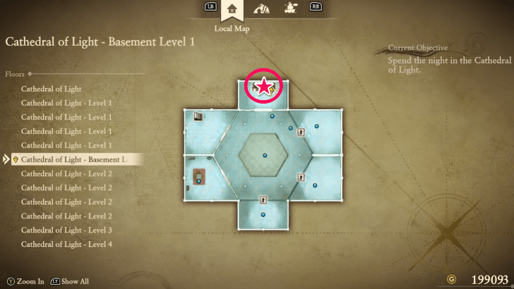 Cathedral of Light - Basement Level 1