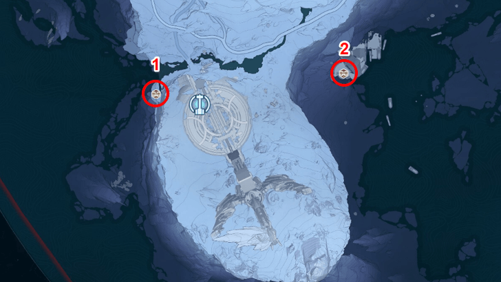 Frostlands Transit Port Treasure Spot