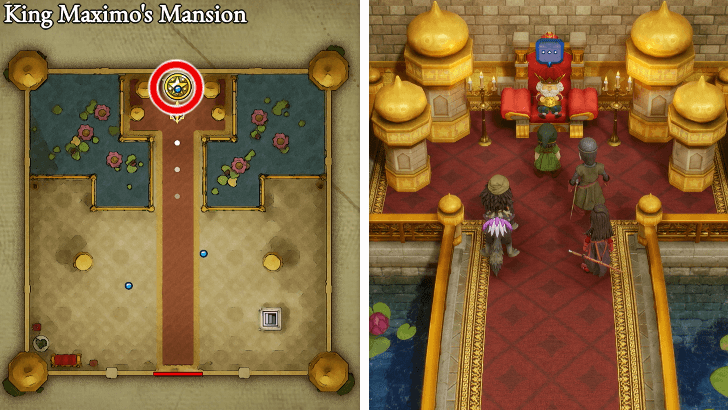 Dragon Quest VII Reimagined - King Maximo Mansion Medal Exchange