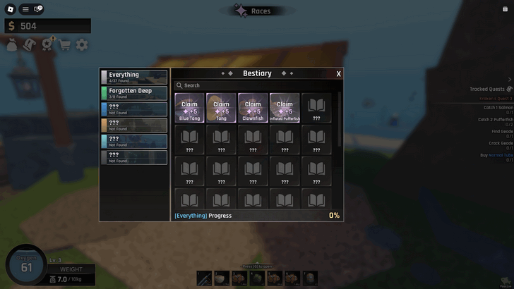 Roblox Abyss Bestiary