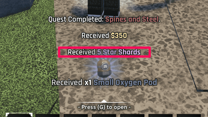 Star Shards From Quest Rewards