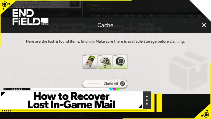 Arknights Endfield How to Recover Lost Mail In-Game