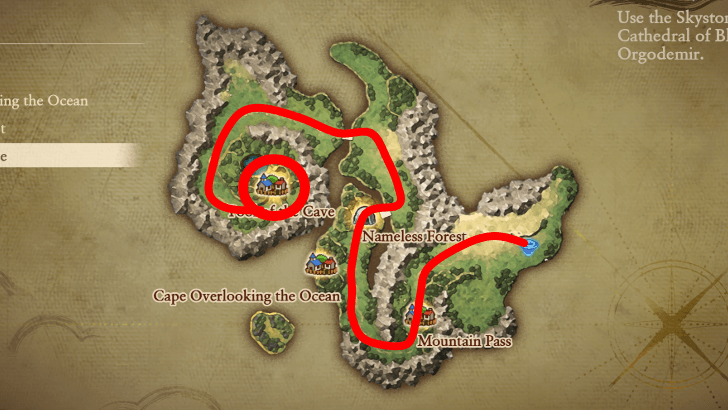 Poolside Cave Map Location