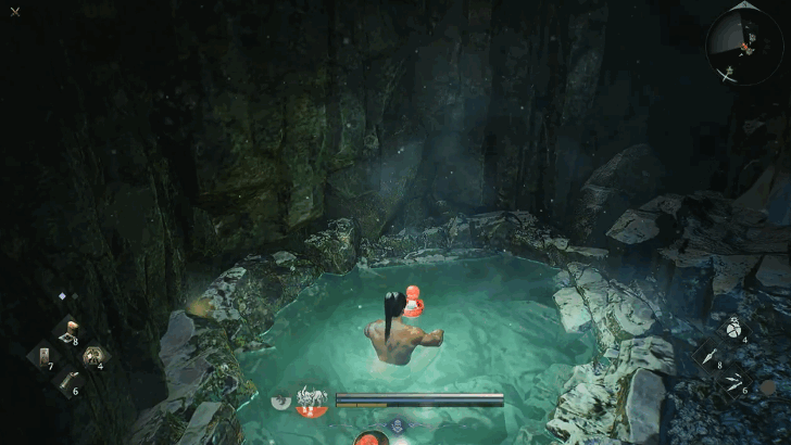 Kurama Hot Spring (Mt. Kurama) Overworld Location