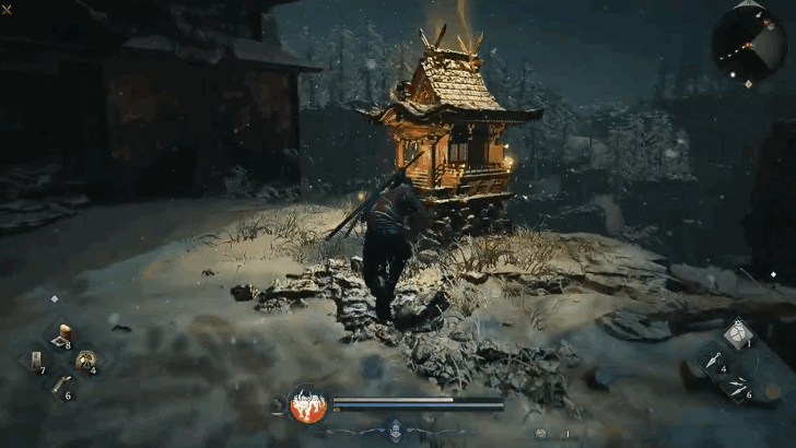 Mt. Kurama - Temple Lodgings Overworld Location