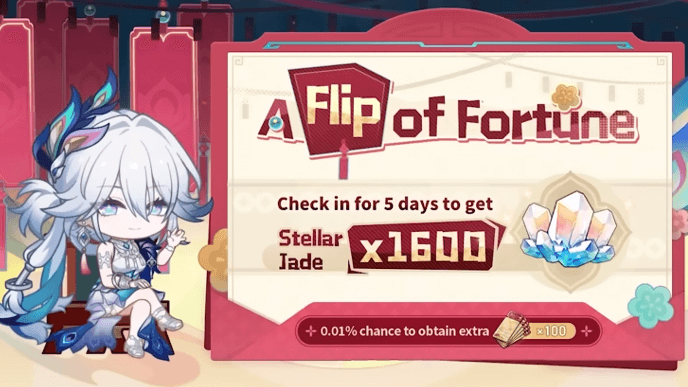 HSR A Flip of Fortune - Log in to Draw a Fortune Slip
