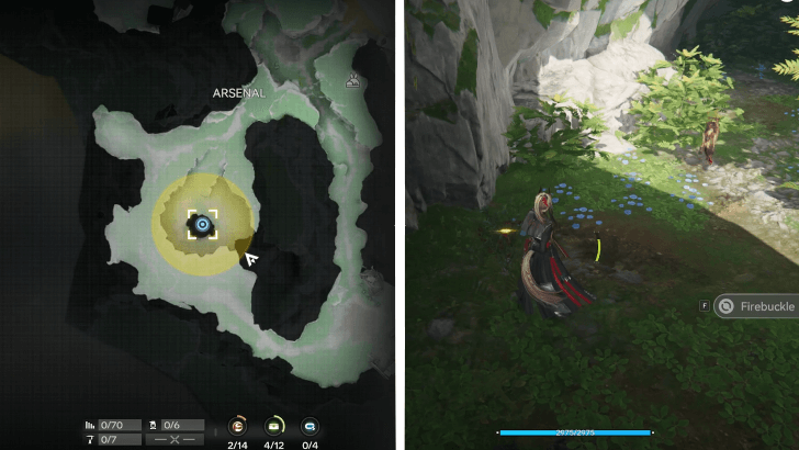 Gather Firebuckle at the Nav Point