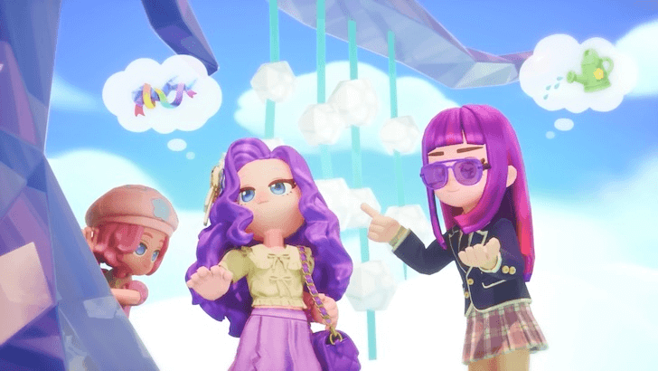 Heartopia characters interact near the Tree of Harmony