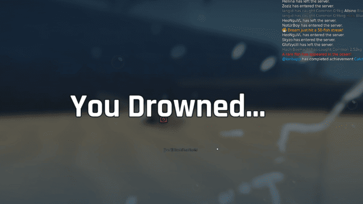 You Drowned Message