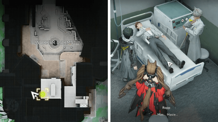 Go to the Medical Bay and Check on Ropp