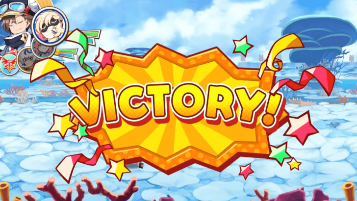 Calamity Angels Special Delivery Victory Screen