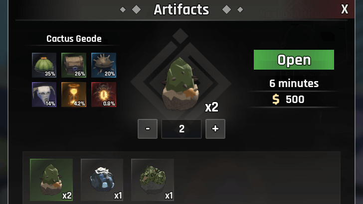 Abyss - Cactus Geode