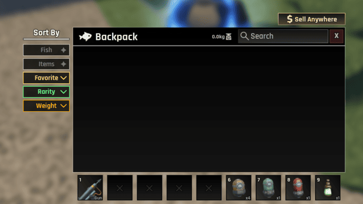 Backpack Interface