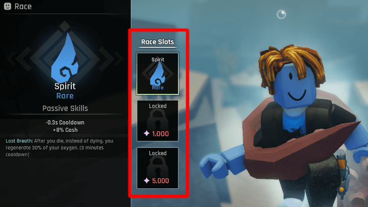 Equip Up to Three Races