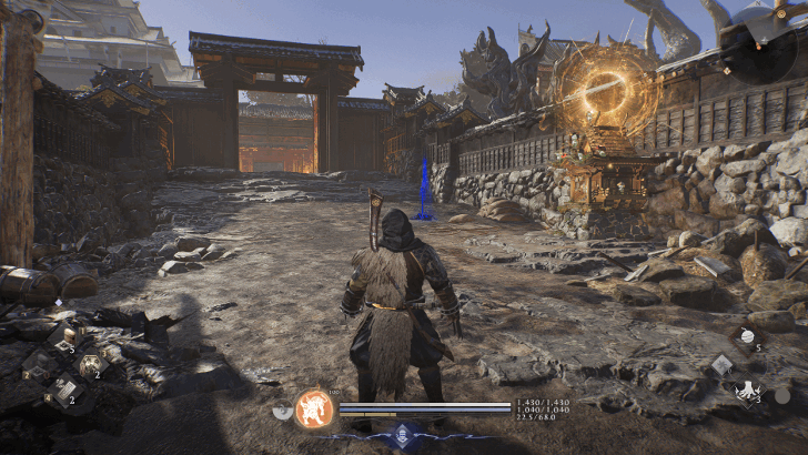 Hamamatsu Castle - Otemon Gate Overworld Location