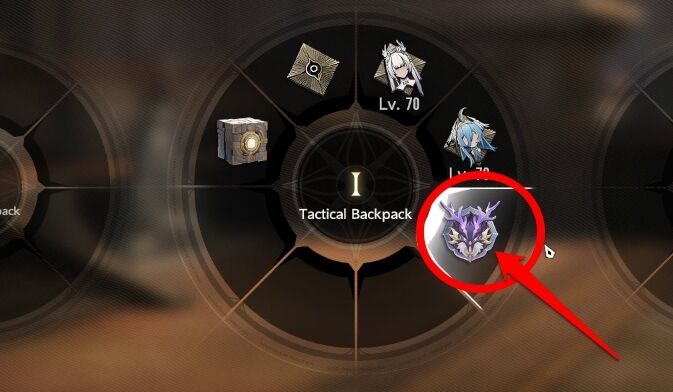 Click on Tactical Backpack, go to the Mounts section, and place the mount into your Tactical Backpack.