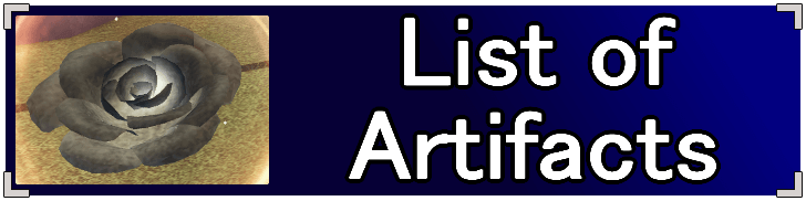 Abyss - List of Artifacts