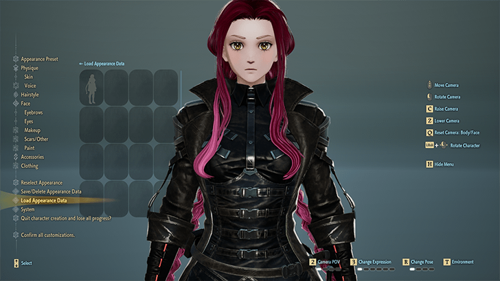 Transfer Saved Appearance Data