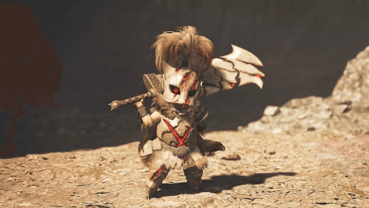 Palico in AT Arkveld Armor