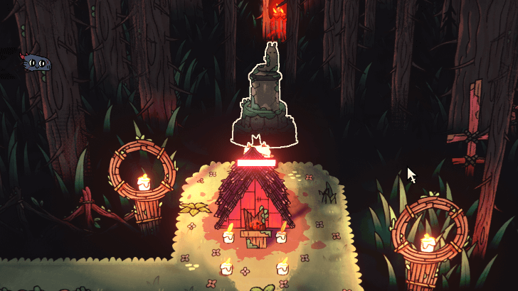 Offer at Snail Statues