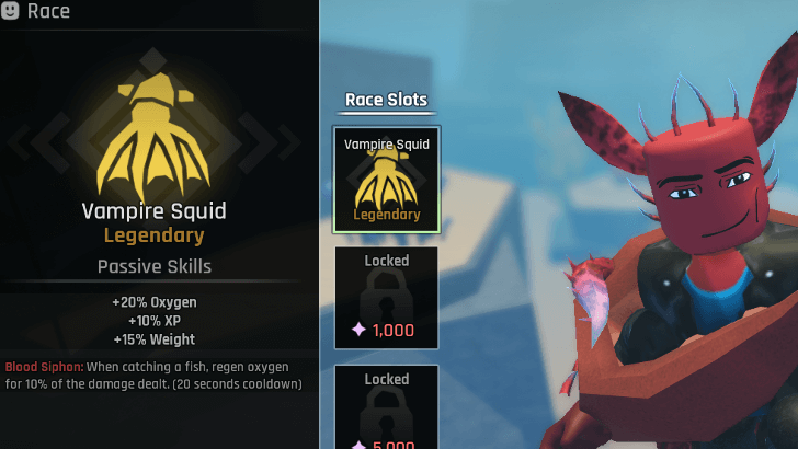 Abyss - Vampire Squid Race