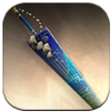 Mist-Veiled Parasol: Azure