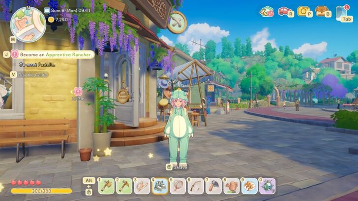 Character in Dino Onesie