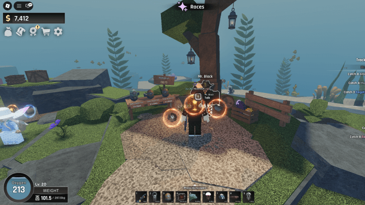 Abyss - Mr Black World View Location