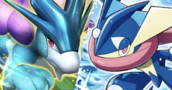 Suicune ex and Greninja