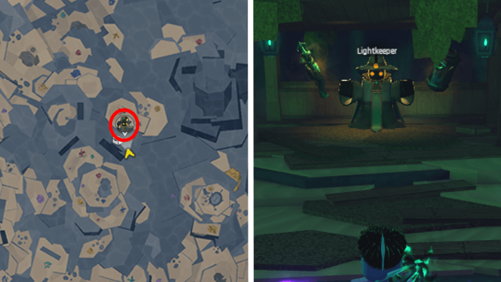 Abyss Roblox - Lightkeeper Location