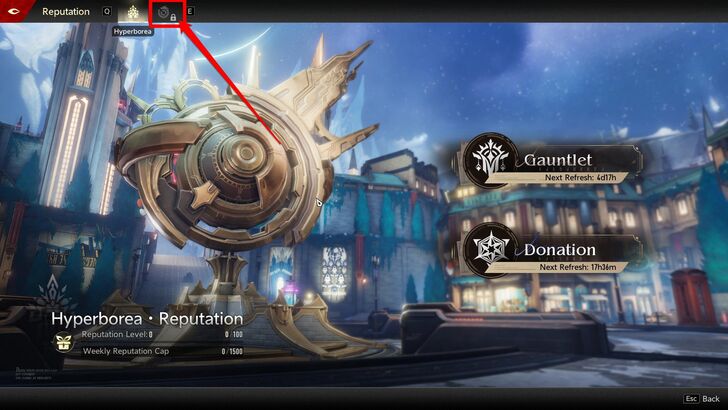 how to unlock regional reputation