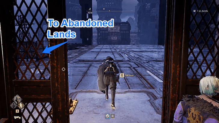 South Bridge Elevator to Abandoned Lands