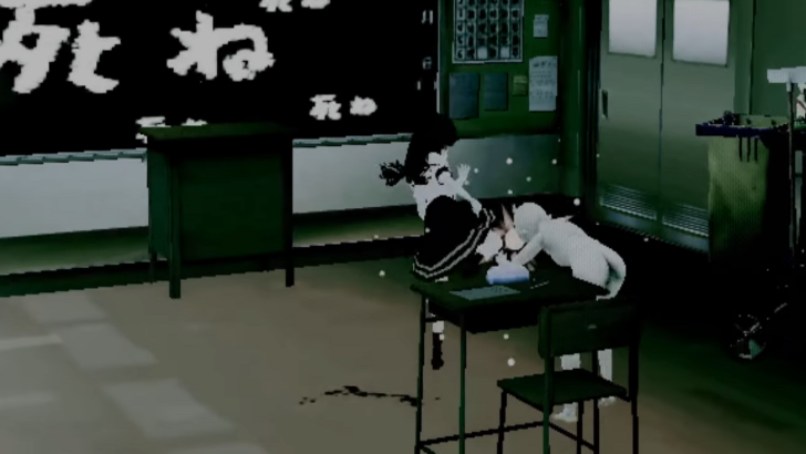 Kick Doll in Classroom