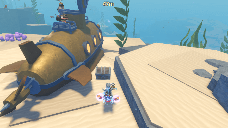 Tier 2 Chest Behind Diver