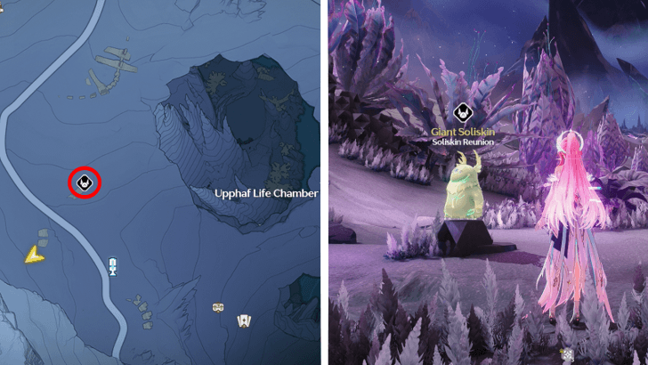 New Giant Soliskin Location Frostlands