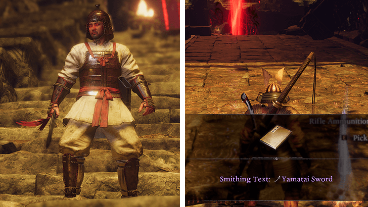 Yamatai Sword Smithing Text