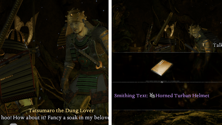 Horned Turban Helmet Smithing Text