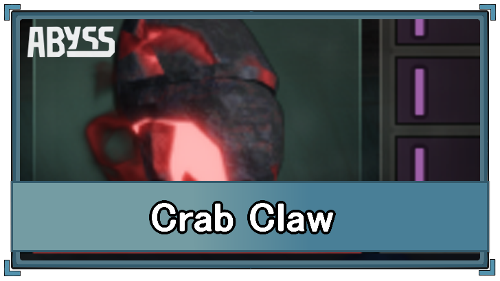Abyss - Crab Claw Artifact Stats and How to Get
