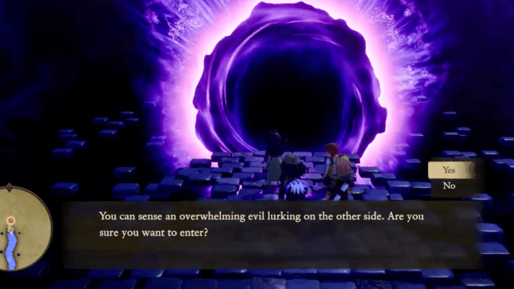 Warning Before Final Boss Fight