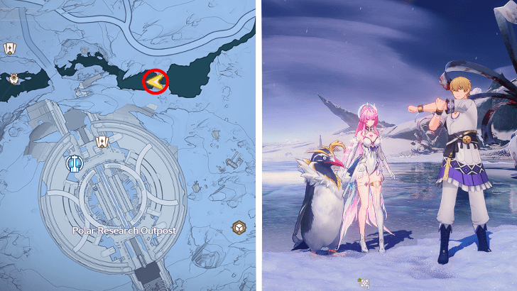 Ice Swimmer Location