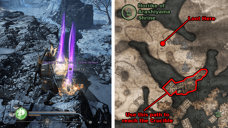 Moon Charm Helmet Smithing Text