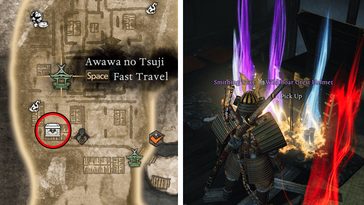 Wild Boar Crest Helmet Smithing Text