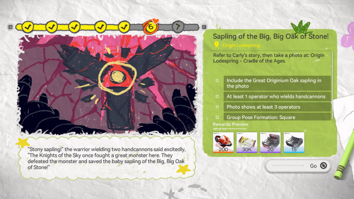 Sapling of the Big, Big Oak of Stone!